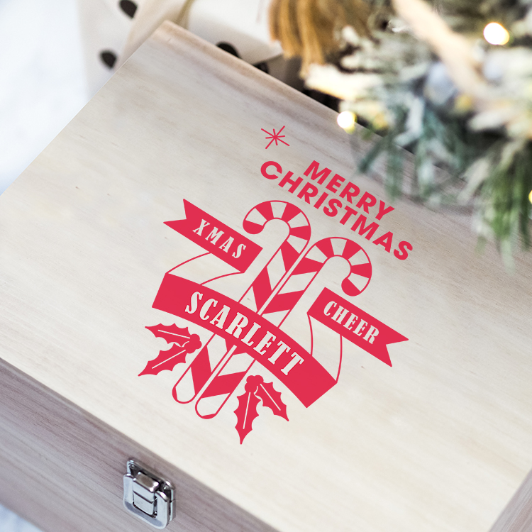 Luxury Wooden Christmas Eve Box